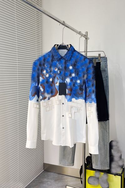 2023 luxury designer men's shirt fashion casual street p luxury shirt autumn summer slimming the most avant-garde european and american, White;black
2023 luxury designer men's shirt fashion casual street p luxury shirt autumn summer slimming the most avant-garde european and american, White;black