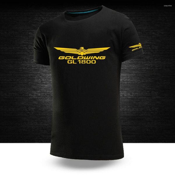 t shirts men's goldwing gl1800 japan motocycles 2023 short sleeves tshirts summer casual solid color cotton fashionable clothes, White;black
t shirts men's goldwing gl1800 japan motocycles 2023 short sleeves tshirts summer casual solid color cotton fashionable clothes, White;black