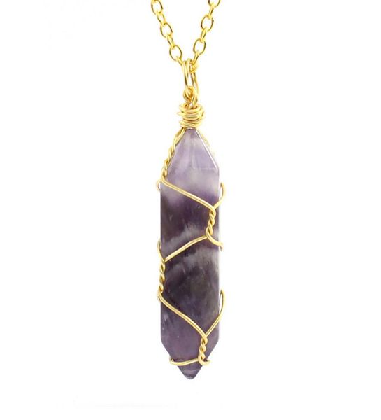 natural stone bullet amethyst turquoise crystal quartz hexagonal pendant necklace for women6626581, Silver
natural stone bullet amethyst turquoise crystal quartz hexagonal pendant necklace for women6626581, Silver
