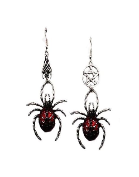 red spider dangle earrings for women men punk bat stars halloween drop earring gift ancient silver color whole jewelry4868332
red spider dangle earrings for women men punk bat stars halloween drop earring gift ancient silver color whole jewelry4868332