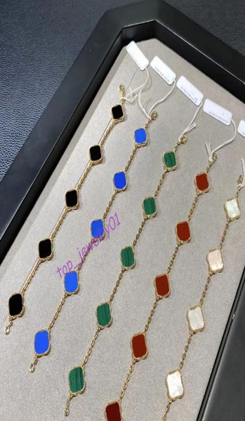 classic designer gold bracelet link valentines day lucky clover 18k gold agate shell pearl mother daughter jewelry wedding mothers8606665, Black
classic designer gold bracelet link valentines day lucky clover 18k gold agate shell pearl mother daughter jewelry wedding mothers8606665, Black