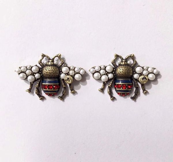 fashion brand jewelry pearl wing bee stud earrings pearl stud earrings brass vintage designer earrings 20206337073, Golden
fashion brand jewelry pearl wing bee stud earrings pearl stud earrings brass vintage designer earrings 20206337073, Golden