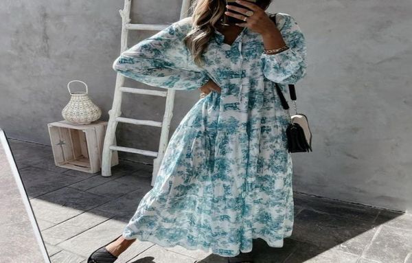 casual dresses elegant laceup drawstring dress summer fashion flower print long sleeve party women v neck loose maxi mujer5898358, Black;gray
casual dresses elegant laceup drawstring dress summer fashion flower print long sleeve party women v neck loose maxi mujer5898358, Black;gray