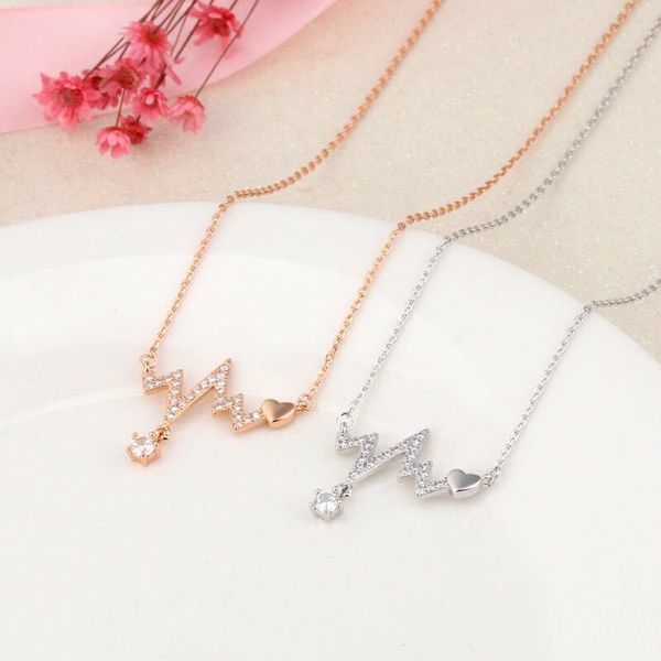 exquisite fashion star street style necklace light luxury style niche design cardiogram necklace love sweet couple pendant, Silver
exquisite fashion star street style necklace light luxury style niche design cardiogram necklace love sweet couple pendant, Silver