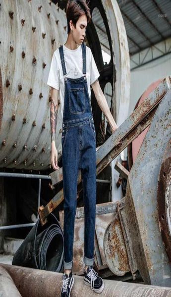 2020 new men039s harajuku denim overalls men039s korean version of the selfcultivation feet stretch jeans strap blue trouse2973787
2020 new men039s harajuku denim overalls men039s korean version of the selfcultivation feet stretch jeans strap blue trouse2973787