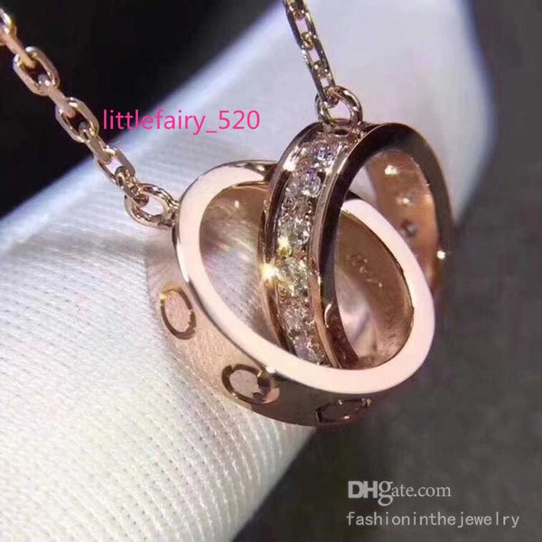 luxury fashion necklace designer jewelry party sterling silver double rings diamond pendant rose gold necklaces for women fancy dress long c
luxury fashion necklace designer jewelry party sterling silver double rings diamond pendant rose gold necklaces for women fancy dress long c