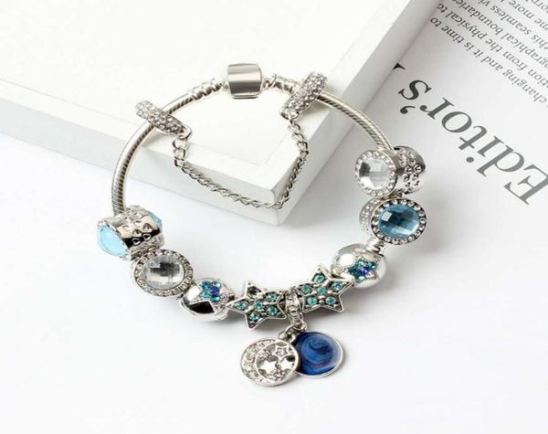 new charm bracelets for blue cats eyes beads bracelet 925 silver bracelets bright stars moon bangle diy jewelry6490363, Golden;silver
new charm bracelets for blue cats eyes beads bracelet 925 silver bracelets bright stars moon bangle diy jewelry6490363, Golden;silver