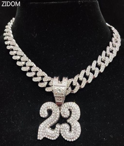pendant necklaces men women hip hop number 23 necklace with 13mm crystal cuban chain hiphop iced out bling fashion charm jewelrype8380945, Silver
pendant necklaces men women hip hop number 23 necklace with 13mm crystal cuban chain hiphop iced out bling fashion charm jewelrype8380945, Silver