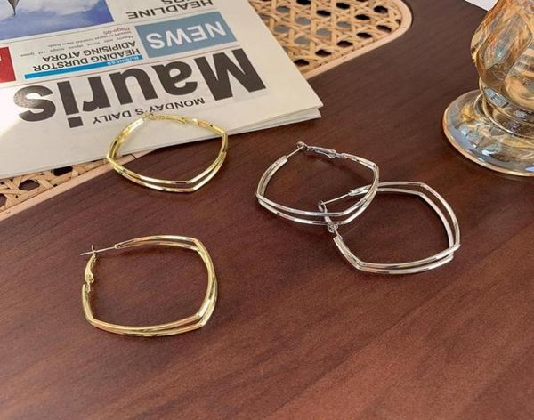 hoop huggie origin summer temperament doublelayer geometrical square earring for women trendy gold silver color metal jewelry8817247, Golden;silver
hoop huggie origin summer temperament doublelayer geometrical square earring for women trendy gold silver color metal jewelry8817247, Golden;silver