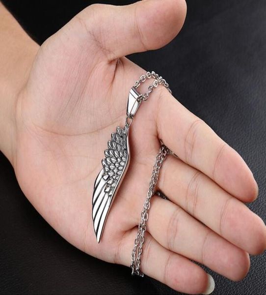 angel wings pendant necklace eagle wing feather stainless steel mens womens necklaces designer hip hop jewelry5086052, Silver
angel wings pendant necklace eagle wing feather stainless steel mens womens necklaces designer hip hop jewelry5086052, Silver