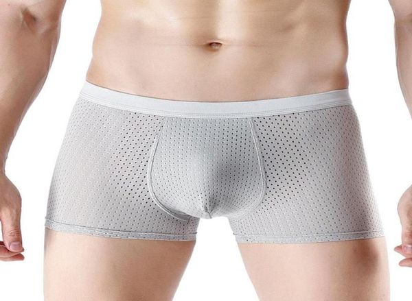 men underwear solid color ice silk hollow mesh breathable men039s panties comfortable uconvex plus size seamless boxer shorts6973831, Black;white
men underwear solid color ice silk hollow mesh breathable men039s panties comfortable uconvex plus size seamless boxer shorts6973831, Black;white