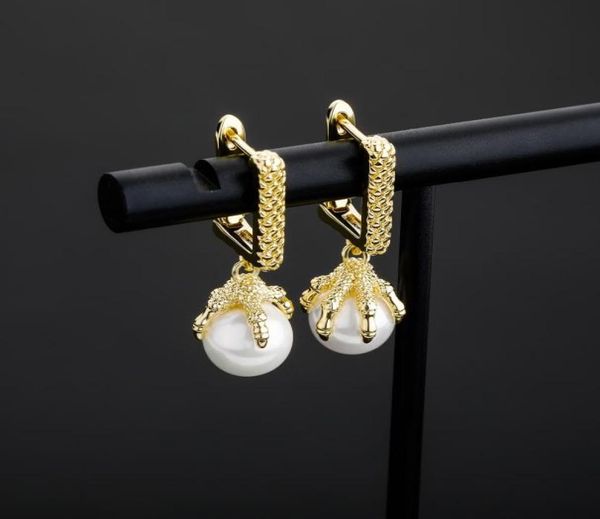 dragon claw pearl earrings mens womens gold dangle earrings fashion hip hop jewelry5746033, Silver
dragon claw pearl earrings mens womens gold dangle earrings fashion hip hop jewelry5746033, Silver