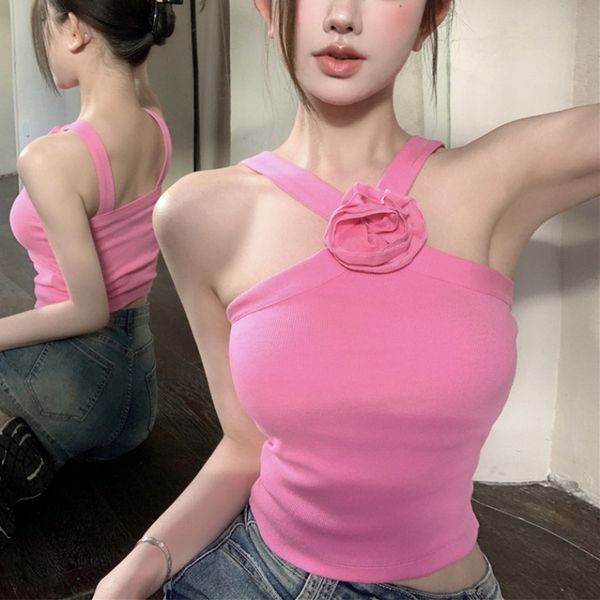 women's tanks camis summer women's crop vintage korean street pink flower camis sleeveless y2k street clothing 00s tank 230711, White
women's tanks camis summer women's crop vintage korean street pink flower camis sleeveless y2k street clothing 00s tank 230711, White