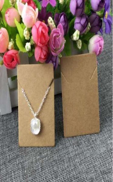 100pcslot 5x7cm kraft paper necklacependant cards jewelry packing cards for jewelry accessory display card6867519
100pcslot 5x7cm kraft paper necklacependant cards jewelry packing cards for jewelry accessory display card6867519