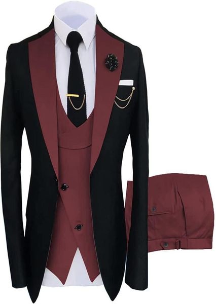 burgundy wedding tuxedos mens prom suits notched lapel slim fit wedding suit for men blazers three pieces jacket vest and pants pa3094786, Black;gray
burgundy wedding tuxedos mens prom suits notched lapel slim fit wedding suit for men blazers three pieces jacket vest and pants pa3094786, Black;gray