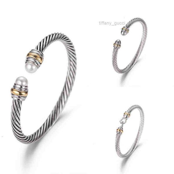 bracelet dy luxury designer twisted pearl head women fashion versatile twist bracelets jewelry platinum plated wedding gifts 5mm, Black
bracelet dy luxury designer twisted pearl head women fashion versatile twist bracelets jewelry platinum plated wedding gifts 5mm, Black
