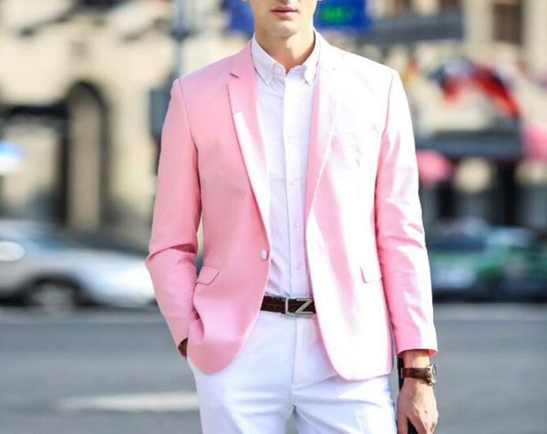 pink men suits notched lapel one button casual prom suits slim fit blazer jacket men costume mariage homme 2 piece coatpant7890137, Black;gray
pink men suits notched lapel one button casual prom suits slim fit blazer jacket men costume mariage homme 2 piece coatpant7890137, Black;gray