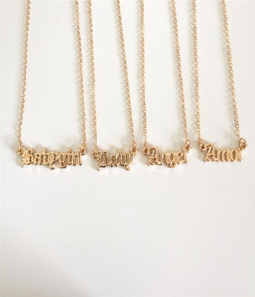 2020 new fashion jewelry gold babygirl letter necklace name pendants lovely gift for the mom7526758, Golden;silver
2020 new fashion jewelry gold babygirl letter necklace name pendants lovely gift for the mom7526758, Golden;silver