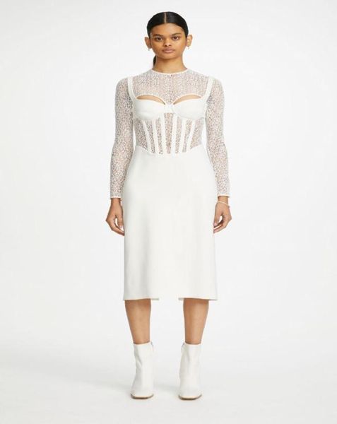 black white see through women039s dress spring design lace stitching long sleeved slim backless mid calf dresses casual2739699, Black;gray
black white see through women039s dress spring design lace stitching long sleeved slim backless mid calf dresses casual2739699, Black;gray