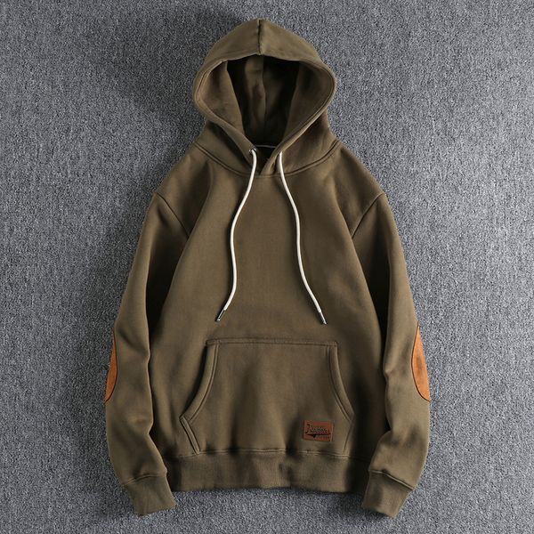 men's hoodies sweatshirts autumn winter american retro long sleeved deerskin patch hooded fashion thick velvet casual youth 230711, Black
men's hoodies sweatshirts autumn winter american retro long sleeved deerskin patch hooded fashion thick velvet casual youth 230711, Black