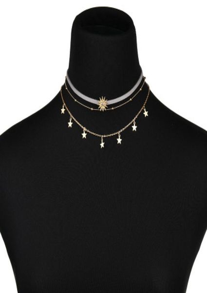 new fashion trendy jewelry sun star tassel choker multi layer necklace gift for women girl n12428263486, Golden;silver
new fashion trendy jewelry sun star tassel choker multi layer necklace gift for women girl n12428263486, Golden;silver