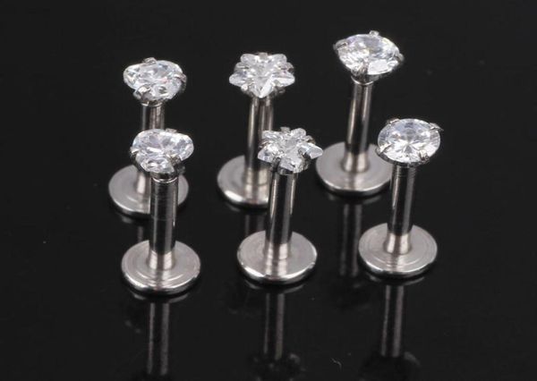 12x8x3mm 16g silver internally threaded prong gem labret lip piercing zircon labret ring tragus earring7772475, Black
12x8x3mm 16g silver internally threaded prong gem labret lip piercing zircon labret ring tragus earring7772475, Black