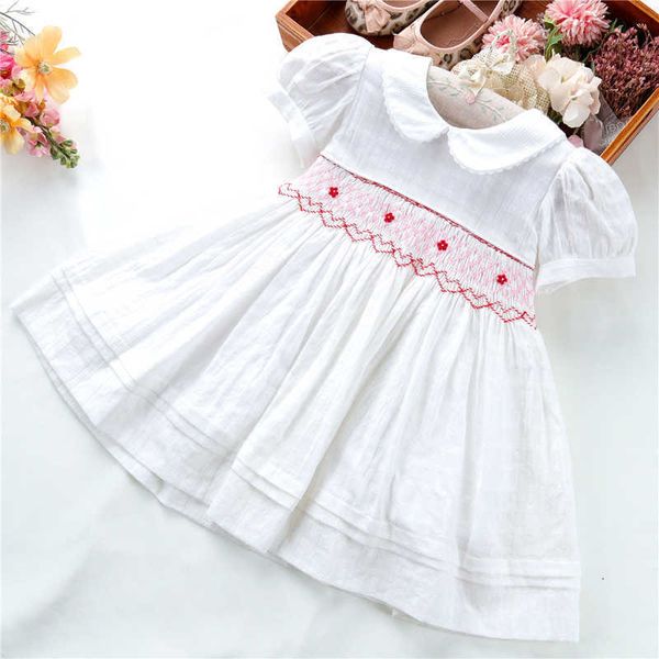 girl's dresses girls vestidos toddler smocking dresses for baby girl handmade smocked floral smock dress infant cotton boutique dress c, Red;yellow
girl's dresses girls vestidos toddler smocking dresses for baby girl handmade smocked floral smock dress infant cotton boutique dress c, Red;yellow
