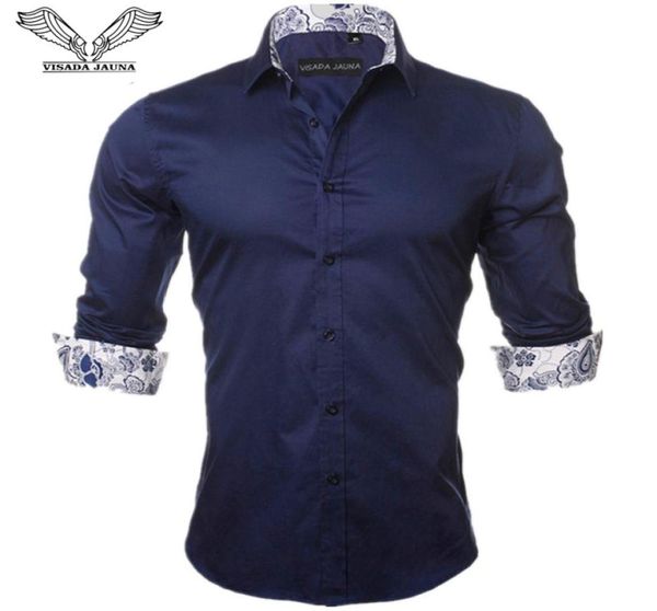 visada jauna men039s shirt 2019 fashion casual long sleeve solid 100 cotton slim fit dress business shirts men brand clothing 9401468, White;black
visada jauna men039s shirt 2019 fashion casual long sleeve solid 100 cotton slim fit dress business shirts men brand clothing 9401468, White;black