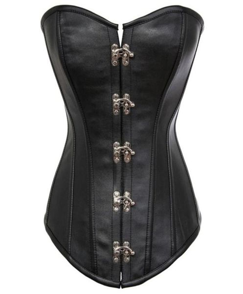 14 steel boned corset black faux leather overbust steampunk corsets bustiers plus size slimming body shaper waist trainer2220331, Black;white
14 steel boned corset black faux leather overbust steampunk corsets bustiers plus size slimming body shaper waist trainer2220331, Black;white
