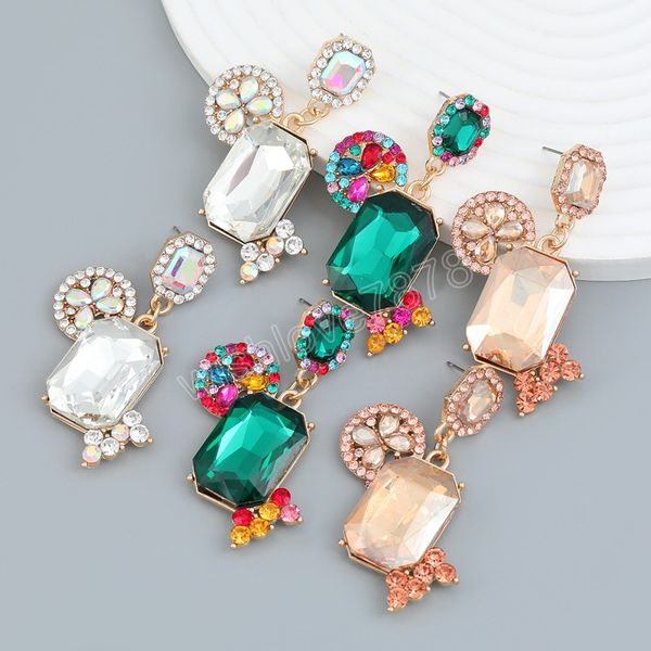 colorful crystal dangle earrings for women fashion jewelry geometry woman statement earrings accessories, Silver
colorful crystal dangle earrings for women fashion jewelry geometry woman statement earrings accessories, Silver