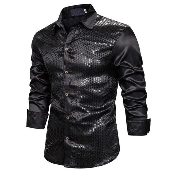 adisputent silk shiny nightclub men039s luxury sequin dress longsleeved shirt stage dance graduation set shirts9856497, White;black
adisputent silk shiny nightclub men039s luxury sequin dress longsleeved shirt stage dance graduation set shirts9856497, White;black
