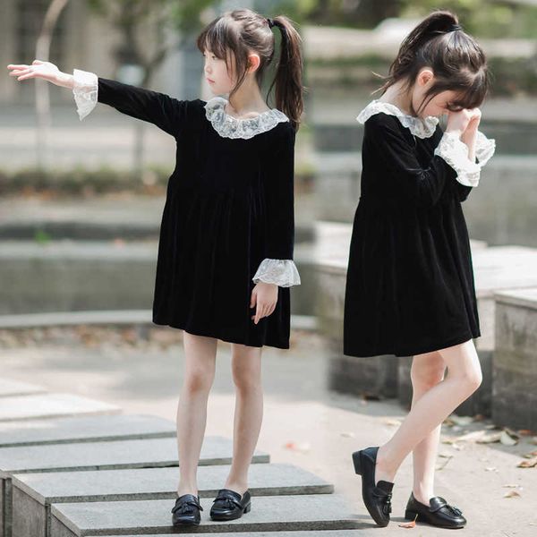 girl's dresses 2022 new girls dresses teens autumn and winter children lace dress baby princess dress girl korean velvet party clothes, Red;yellow
girl's dresses 2022 new girls dresses teens autumn and winter children lace dress baby princess dress girl korean velvet party clothes, Red;yellow