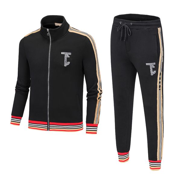 men's fashion 2023 set designer tracksuit classic printed letters men's jogger two-piece set 5555, Gray 
men's fashion 2023 set designer tracksuit classic printed letters men's jogger two-piece set 5555, Gray