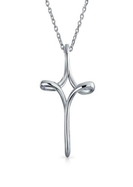 fashion 925 sterling silver plated infinity looped cross pendant necklace for women plain polished 17 inch chain8943184
fashion 925 sterling silver plated infinity looped cross pendant necklace for women plain polished 17 inch chain8943184