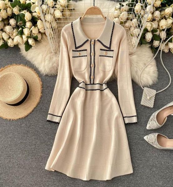 lady fashion knitted sweater dress 2021 women autumn winter retro buckle waist thin longsleeved vestidos q464 casual dresses9854654, Black;gray
lady fashion knitted sweater dress 2021 women autumn winter retro buckle waist thin longsleeved vestidos q464 casual dresses9854654, Black;gray