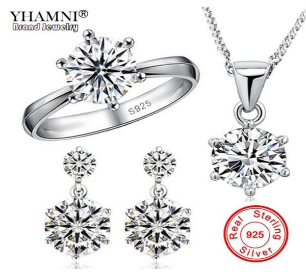 yhamni fashion real 925 sterling silver ring jewelry sets luxury cz diamond band wedding bride jewelry sets for women gift r1264545428129, Slivery;golden
yhamni fashion real 925 sterling silver ring jewelry sets luxury cz diamond band wedding bride jewelry sets for women gift r1264545428129, Slivery;golden
