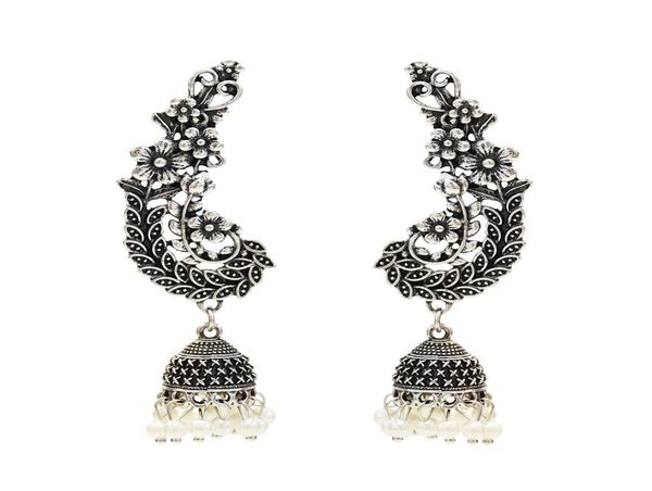 vintage style with carved flower drop dangle earrings zamak gypsy indian bells long tassel statement earrings for women boho jewel6740361, Silver
vintage style with carved flower drop dangle earrings zamak gypsy indian bells long tassel statement earrings for women boho jewel6740361, Silver