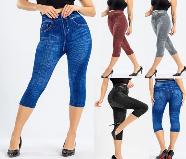 women039s jeans denim print leggings slim faux jeans stretch printed short pants summer breeches fashion6780153, Blue
women039s jeans denim print leggings slim faux jeans stretch printed short pants summer breeches fashion6780153, Blue