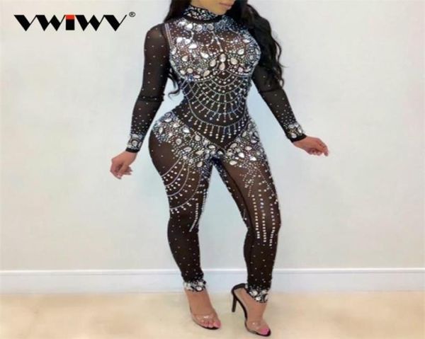 vwiwv women mock neck jumpsuit sequin rhine diamonds jumpsuits long sleeve skinny bodysuits clubwear party one piece romper y2034590, Black;white
vwiwv women mock neck jumpsuit sequin rhine diamonds jumpsuits long sleeve skinny bodysuits clubwear party one piece romper y2034590, Black;white