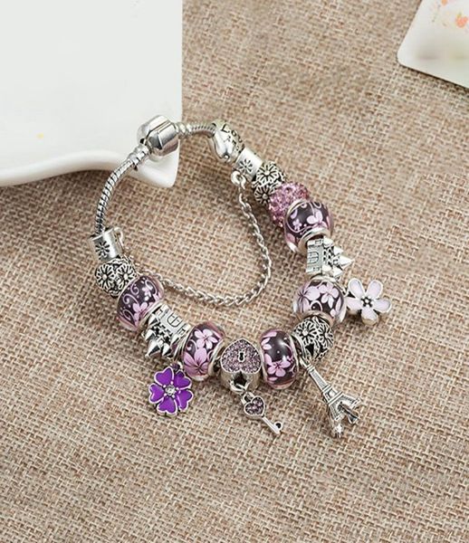 new charm tower pendant bracelet for platinum diy beaded lady elegant bracelet with original box holiday gift2767791, Golden;silver
new charm tower pendant bracelet for platinum diy beaded lady elegant bracelet with original box holiday gift2767791, Golden;silver