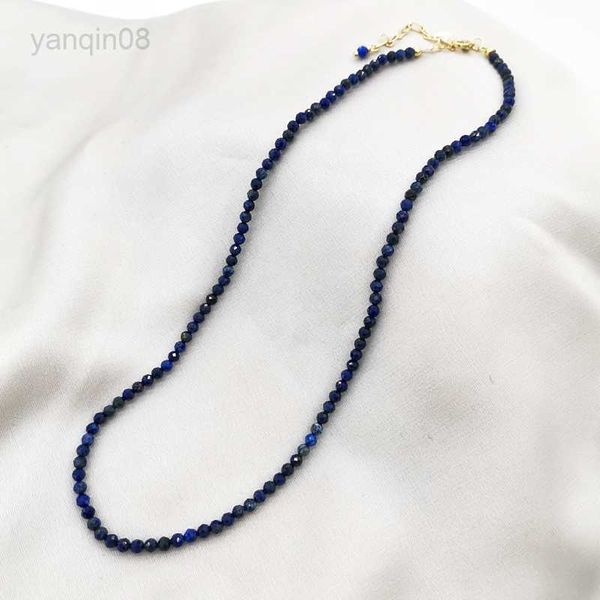 pendant necklaces faceted lapis lazuli necklace delicate adjustable 14k gold filled chains natural stones collier femme unique women boho ne, Silver
pendant necklaces faceted lapis lazuli necklace delicate adjustable 14k gold filled chains natural stones collier femme unique women boho ne, Silver