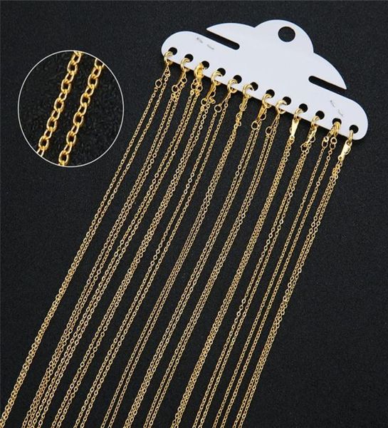 12pcs dia 1 5mm metal losster clasps chains necklace lot women copper gold color link chain necklace fashion jewelry length 40cm269326832, Silver
12pcs dia 1 5mm metal losster clasps chains necklace lot women copper gold color link chain necklace fashion jewelry length 40cm269326832, Silver