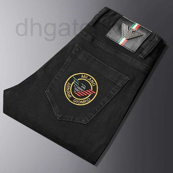 men's jeans designer winter autumn black men korean slim fit small foot embroidery wash high end pants dtwv, Blue
men's jeans designer winter autumn black men korean slim fit small foot embroidery wash high end pants dtwv, Blue
