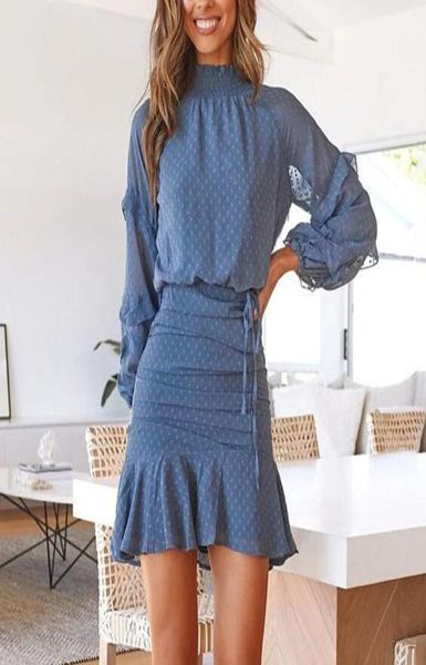 wuhaobo 2 pcs sets turtleneck loose shirt dress women boho fashion butterfly sleeve ruffles mini dot short vestidos casual dr3767327, Black;gray
wuhaobo 2 pcs sets turtleneck loose shirt dress women boho fashion butterfly sleeve ruffles mini dot short vestidos casual dr3767327, Black;gray