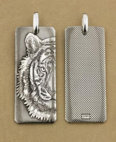 linsion deep laser engraved 999 silver tiger king dogtag high details mens biker punk pendant 9x027s just pendant2487315
linsion deep laser engraved 999 silver tiger king dogtag high details mens biker punk pendant 9x027s just pendant2487315