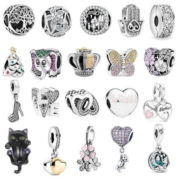new s925 sterling silver bead charm beaded love heart christmas tree pendant original fit dream catcher bracelet classic fashion jewelry diy, Bronze;silver
new s925 sterling silver bead charm beaded love heart christmas tree pendant original fit dream catcher bracelet classic fashion jewelry diy, Bronze;silver