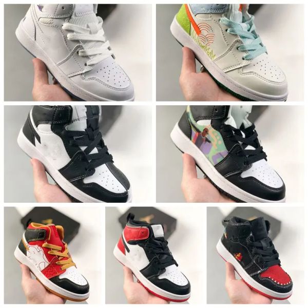 2023banned fashion kids designer 1 basketball shoes sneakers boys girls 1s athletic outdoor infant game breathable lace up red bred melody m, Black
2023banned fashion kids designer 1 basketball shoes sneakers boys girls 1s athletic outdoor infant game breathable lace up red bred melody m, Black