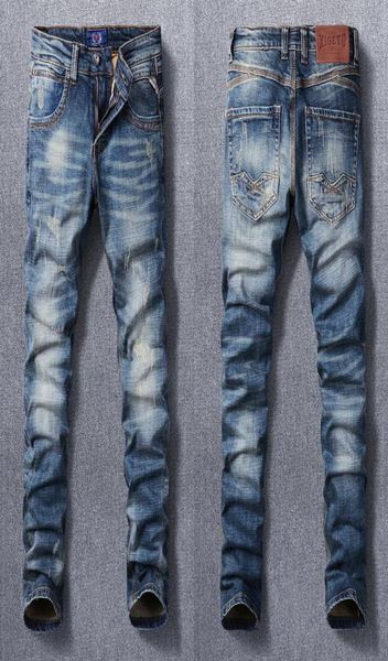 men039s jeans italian style fashion men retro dark blue elastic slim fit ripped vintage designer casual cotton denim pants6865702
men039s jeans italian style fashion men retro dark blue elastic slim fit ripped vintage designer casual cotton denim pants6865702