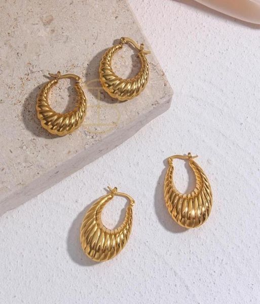 hoop huggie 2021 advanced hollow stainless steel earrings for girls 18k gold pvd circle oval crescent hoops shrimp pattern women7931629, Golden;silver
hoop huggie 2021 advanced hollow stainless steel earrings for girls 18k gold pvd circle oval crescent hoops shrimp pattern women7931629, Golden;silver