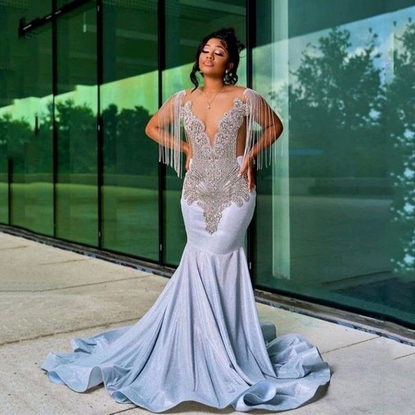 sparkly sky blue v-neck mermaid prom dress black girls glitter sequins bead crystal birthday party dress vestidos de fiesta
sparkly sky blue v-neck mermaid prom dress black girls glitter sequins bead crystal birthday party dress vestidos de fiesta